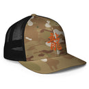 Closed-back trucker cap ~龍 - Dragon~ Monocolor - Orange - Premium Trucker Hats from Flexfit - Just $22.99! Shop now at Arekkusu-Store