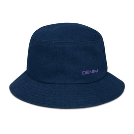 Compra dark-blue-denim Denim Bucket Hat