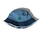 Distressed Denim Bucket Hat - Arekkusu - Store