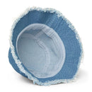 Distressed Denim Bucket Hat - Arekkusu - Store