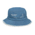 Distressed Denim Bucket Hat - Arekkusu - Store