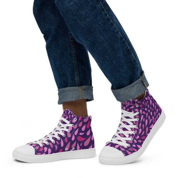 Gents' High Top Canvas Shoes - Arekkusu - Store