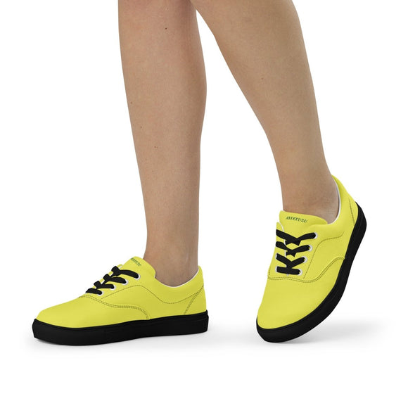 Lace - Up Canvas Shoes - Arekkusu - Store