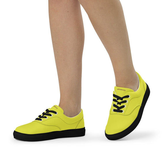 Lace - Up Canvas Shoes - Arekkusu - Store