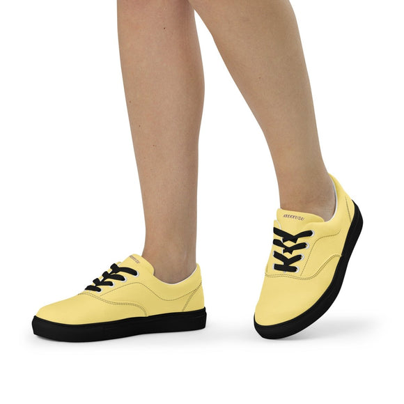 Lace - Up Canvas Shoes - Arekkusu - Store