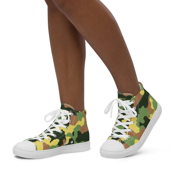 Ladies' High Top Canvas Shoes - Arekkusu - Store