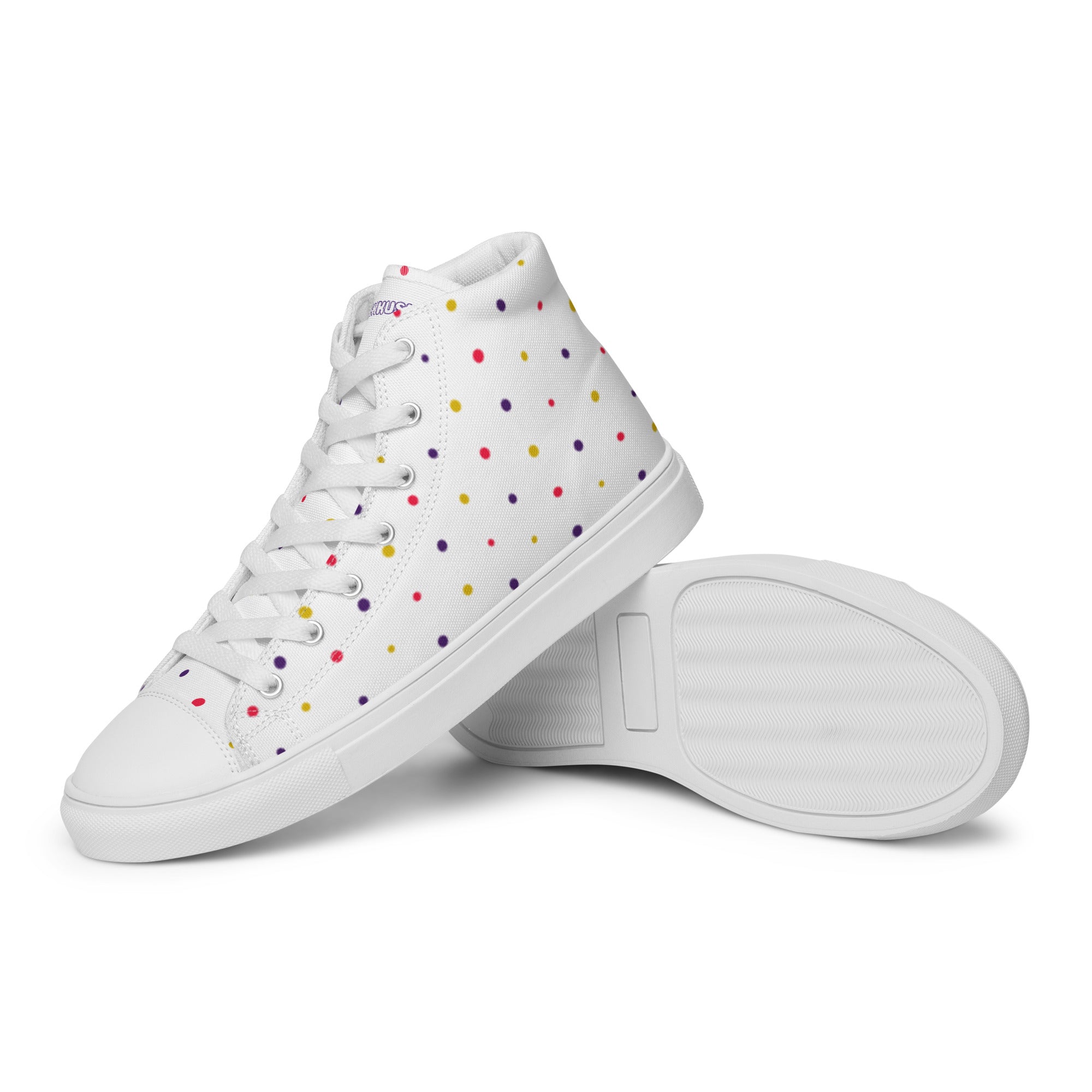 Buy white Gents&#39; High Top Canvas Shoes