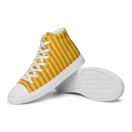 Gents' High Top Canvas Shoes - Premium Canvas Shoes from Arekkusu-Store - Just $44! Shop now at Arekkusu-Store