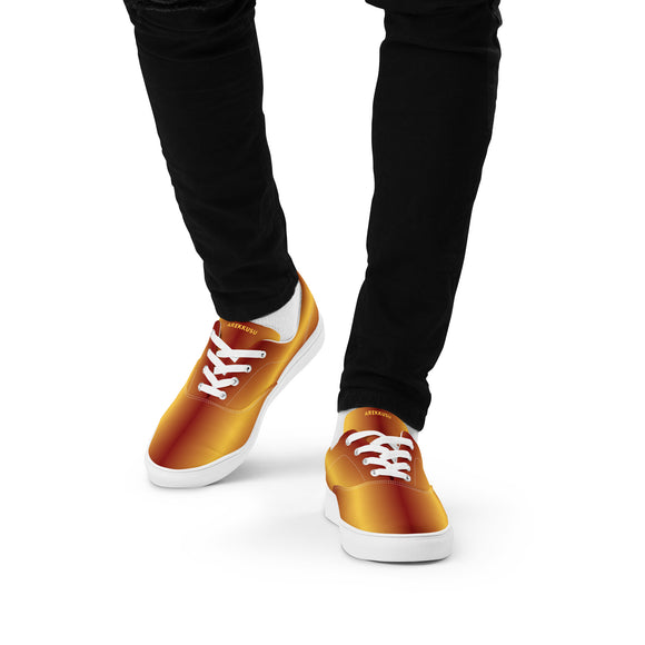 Gents' Lace-Up Canvas Shoes - Premium Canvas Shoes from Arekkusu-Store - Just $38! Shop now at Arekkusu-Store