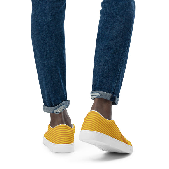 Gents' Slip-On Canvas Shoes - Premium Canvas Shoes from Arekkusu-Store - Just $37! Shop now at Arekkusu-Store