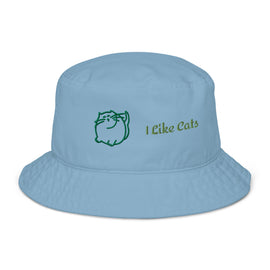 Kaufen light-blue Organic Bucket Hat