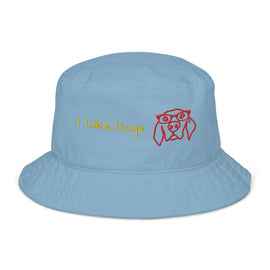 Kaufen light-blue Organic Bucket Hat