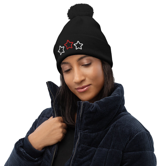 Unisex Pom-Pom Cuffed Beanie - Premium Beanies from Beechfield - Just $19.25! Shop now at Arekkusu-Store