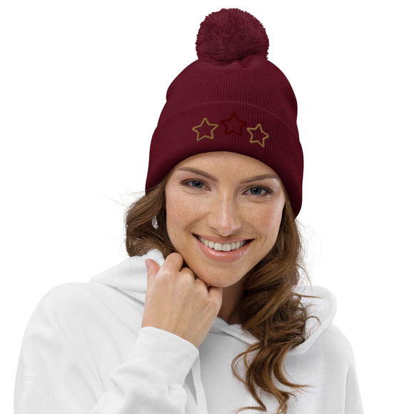 Unisex Pom-Pom Cuffed Beanie - Premium Beanies from Beechfield - Just $14.25! Shop now at Arekkusu-Store