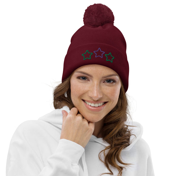 Unisex Pom-Pom Cuffed Beanie - Premium Beanies from Beechfield - Just $14.50! Shop now at Arekkusu-Store