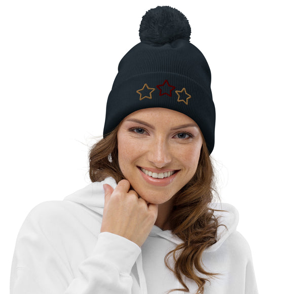 Unisex Pom-Pom Cuffed Beanie - Premium Beanies from Beechfield - Just $19.25! Shop now at Arekkusu-Store