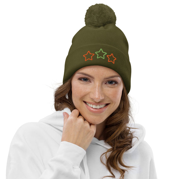 Unisex Pom-Pom Cuffed Beanie - Premium Beanies from Beechfield - Just $14.25! Shop now at Arekkusu-Store