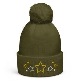 Unisex Pom-Pom Cuffed Beanie - Premium Beanies from Beechfield - Just $19.25! Shop now at Arekkusu-Store