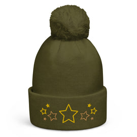 Unisex Pom-Pom Cuffed Beanie - Premium Beanies from Beechfield - Just $19.25! Shop now at Arekkusu-Store