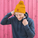 Pom-Pom Knit Beanie - Premium Beanies from Sportsman - Just $14.99! Shop now at Arekkusu-Store