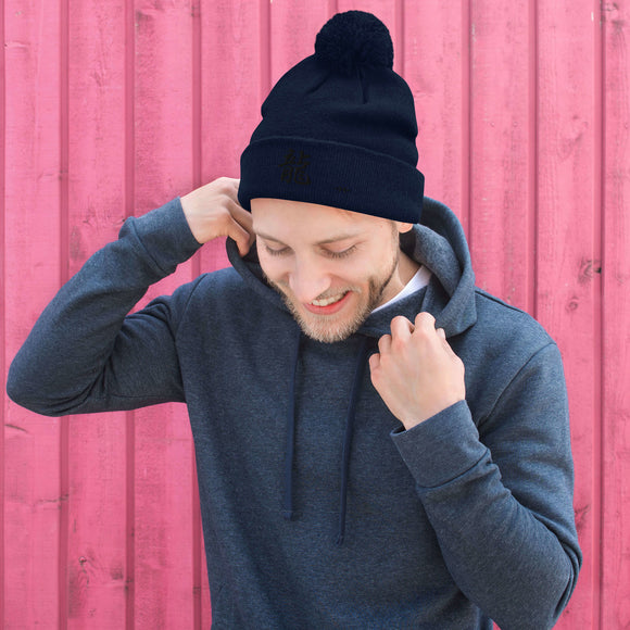 Pom-Pom Knit Beanie - Premium Beanies from Sportsman - Just $14.99! Shop now at Arekkusu-Store