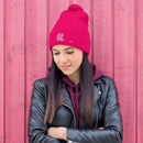 Pom-Pom Knit Beanie - Premium Beanies from Sportsman - Just $14.99! Shop now at Arekkusu-Store