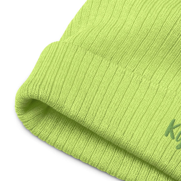 Ribbed Knit Beanie - Premium Beanies from Atlantis - Just $17.25! Shop now at Arekkusu-Store