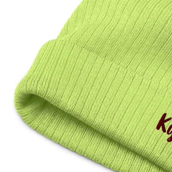 Ribbed Knit Beanie - Premium Beanies from Atlantis - Just $17.25! Shop now at Arekkusu-Store