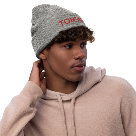 Ribbed Knit Beanie - Premium Beanies from Atlantis - Just $17.25! Shop now at Arekkusu-Store