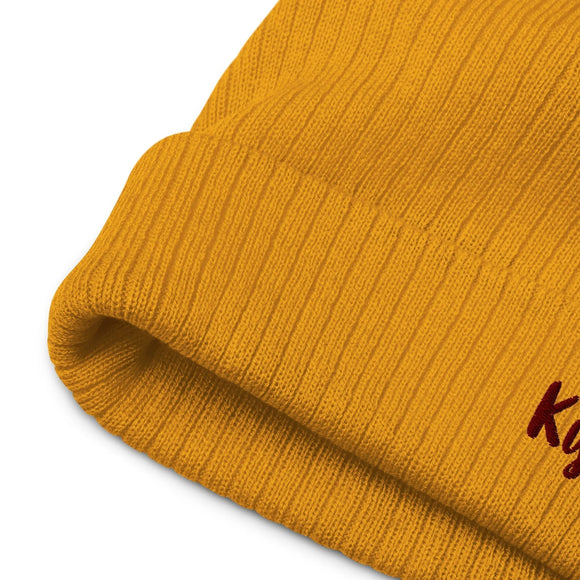 Ribbed Knit Beanie - Premium Beanies from Atlantis - Just $17.25! Shop now at Arekkusu-Store