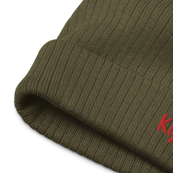 Ribbed Knit Beanie - Premium Beanies from Atlantis - Just $17.25! Shop now at Arekkusu-Store