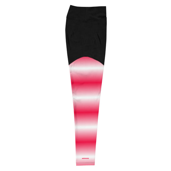 Ladies' Workout Leggings - Premium Workout Leggings from Arekkusu-Store - Just $42! Shop now at Arekkusu-Store