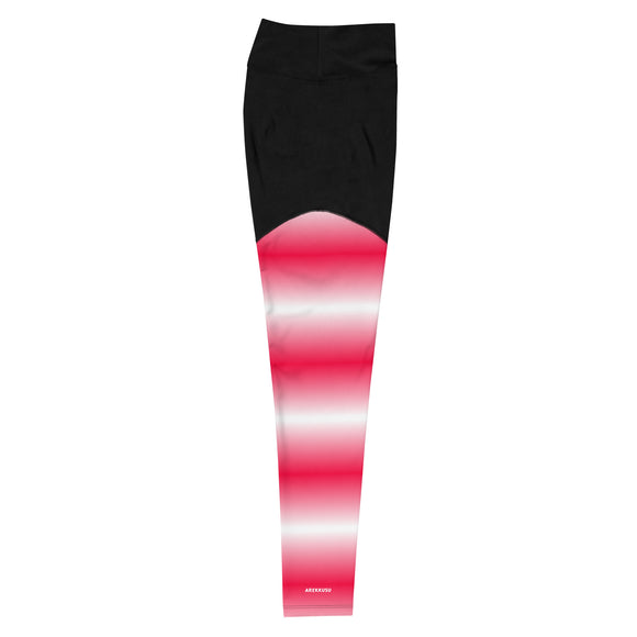 Ladies' Workout Leggings - Premium Workout Leggings from Arekkusu-Store - Just $42! Shop now at Arekkusu-Store