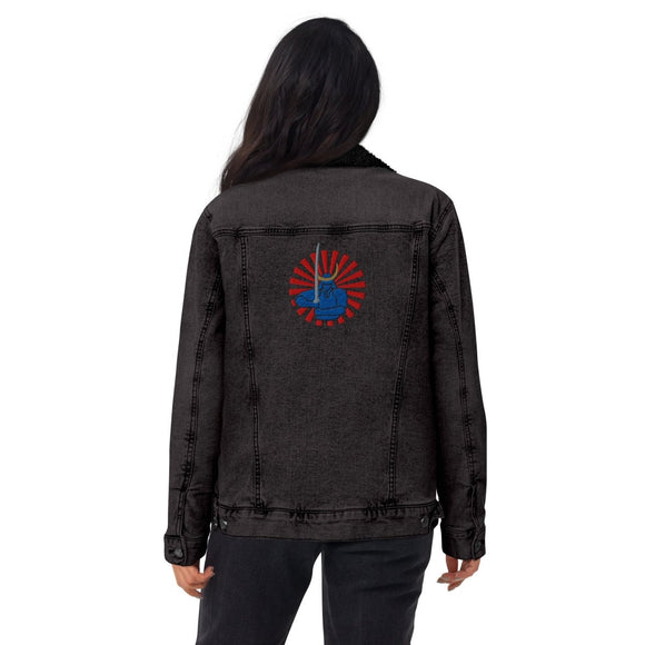 Unisex Denim Sherpa Jacket - Arekkusu - Store