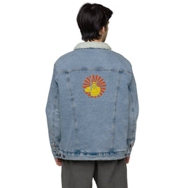 Unisex Denim Sherpa Jacket - Arekkusu - Store