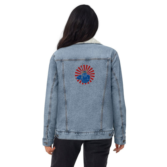 Unisex Denim Sherpa Jacket - Arekkusu - Store
