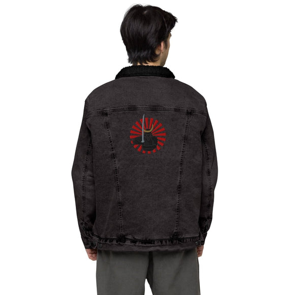 Unisex Denim Sherpa Jacket - Arekkusu - Store