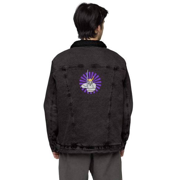 Unisex Denim Sherpa Jacket - Arekkusu - Store