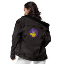 Unisex Denim Sherpa Jacket - Arekkusu - Store