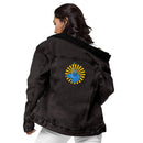 Unisex Denim Sherpa Jacket - Arekkusu - Store