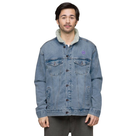 Unisex Denim Sherpa Jacket - Arekkusu - Store