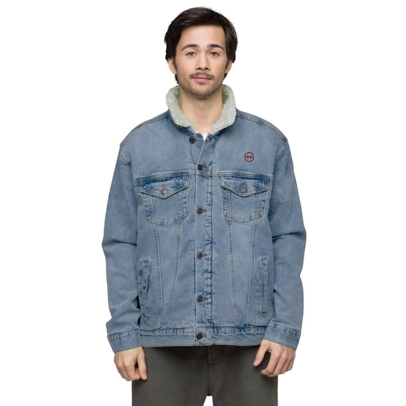 Unisex Denim Sherpa Jacket - Arekkusu - Store