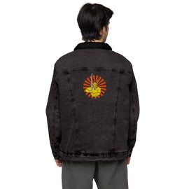 Unisex Denim Sherpa Jacket - Arekkusu - Store