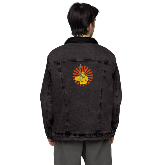 Unisex Denim Sherpa Jacket - Arekkusu - Store