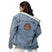 Unisex Denim Sherpa Jacket - Arekkusu - Store