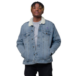 Unisex Denim Sherpa Jacket - Arekkusu - Store