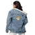 Unisex Denim Sherpa Jacket - Arekkusu - Store