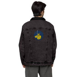 Unisex Denim Sherpa Jacket - Arekkusu - Store