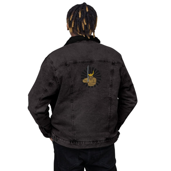 Unisex Denim Sherpa Jacket - Arekkusu - Store