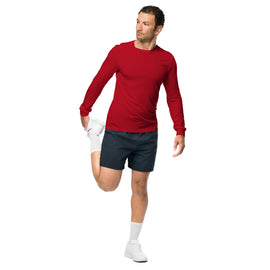 Acheter red Unisex Comfy Long Sleeve Shirt